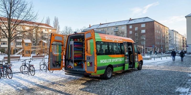 Bewegungsbus bringt Sport direkt in die Nachbarschaft - Foto: über boerse-global.de