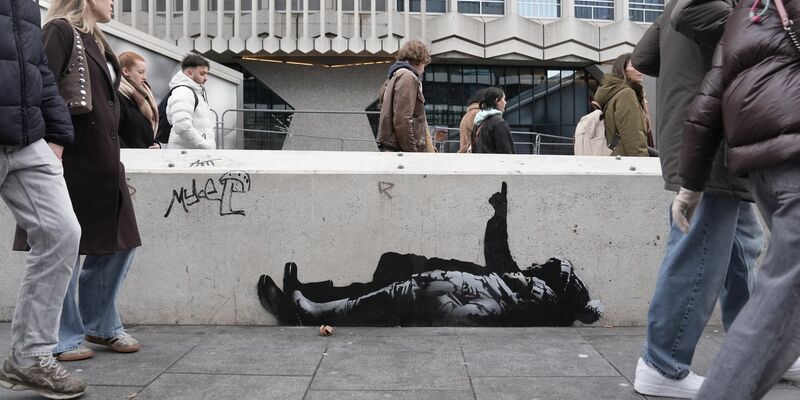 Auf Instagram bekannte sich der Künstler zu dem Motiv. - Foto: Stefan Rousseau/PA Wire/dpa