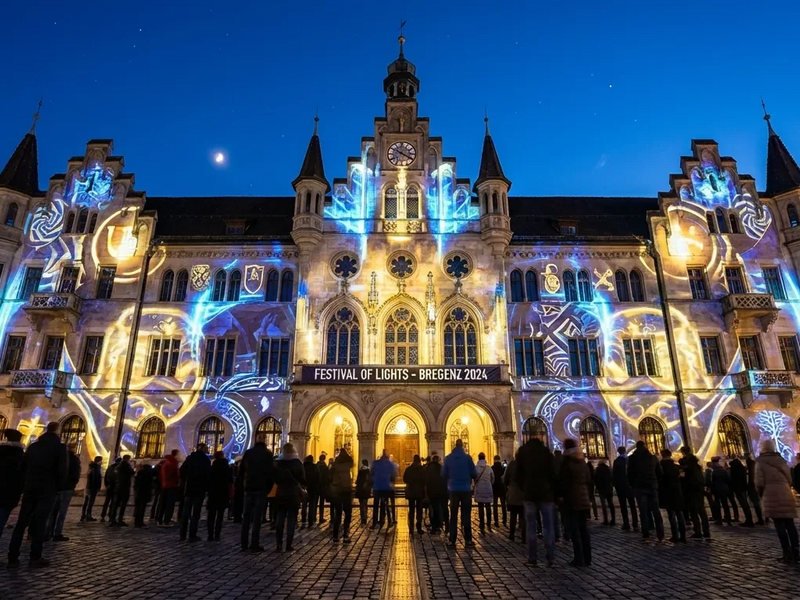 Bregenz: Rathausleuchten krönt Weihnachts-Saison - Foto: über boerse-global.de