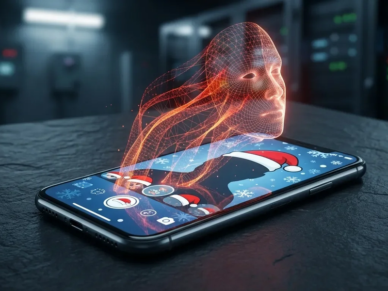 KI-Weihnachtsfilter: Trojaner klauen Gesichter und Bankdaten - Foto: über boerse-global.de