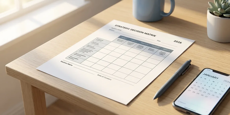 Entscheidungs-Matrix wird Karriere-Kompass für 2026 - Foto: über boerse-global.de