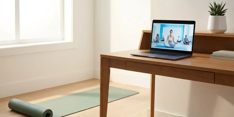 Virtuelles Yoga wird zur neuen „Wellness Hour“ für Arbeitnehmer - Foto: über boerse-global.de