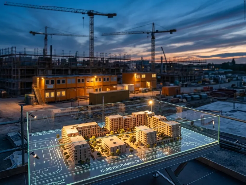 Nordwestbahnhof: Wien schreibt 100 geförderte Wohnungen und Pflegeheim aus - Foto: über boerse-global.de