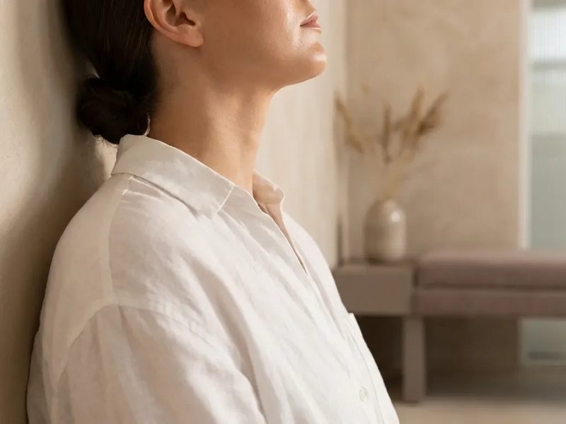 Sanfte Kopf-Neigung: Virale Übung löst Nackenverspannungen - Foto: über boerse-global.de