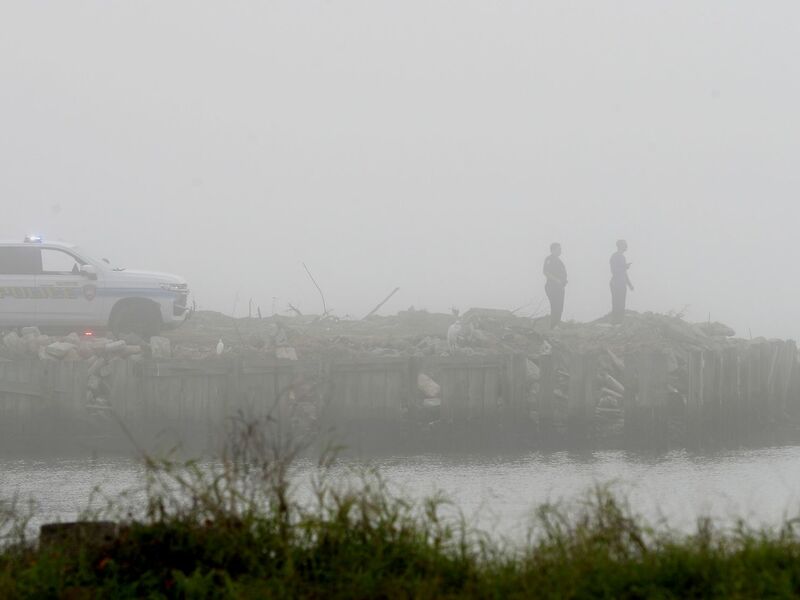 In der Maschine der mexikanischen Marine saßen vier Patienten mit Brandverletzungen, die in den USA behandelt werden sollten. - Foto: Jennifer Reynolds/The Galveston County Daily News/AP/dpa