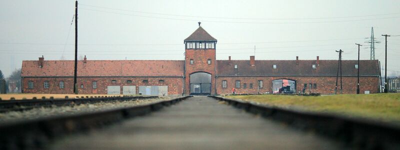 Das Torhaus des früheren Vernichtungslagers Auschwitz-Birkenau (Archivbild) - Foto: picture alliance / dpa