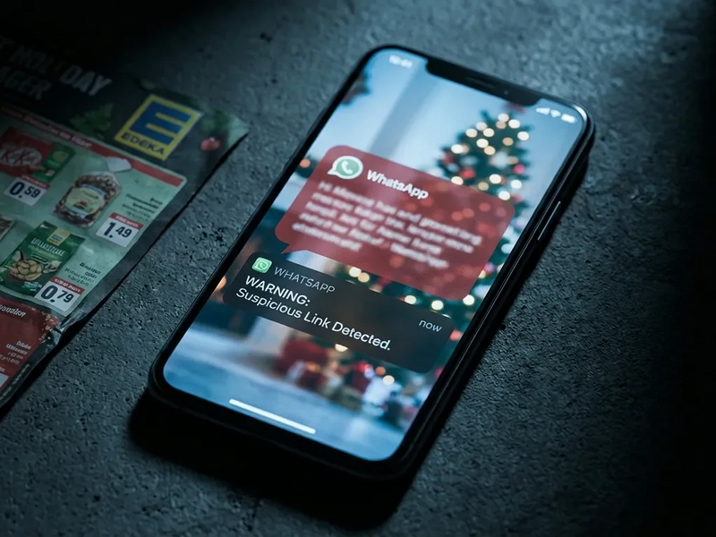 Edeka-Gutschein-Betrug kehrt zu Weihnachten auf WhatsApp zurück - Foto: über boerse-global.de