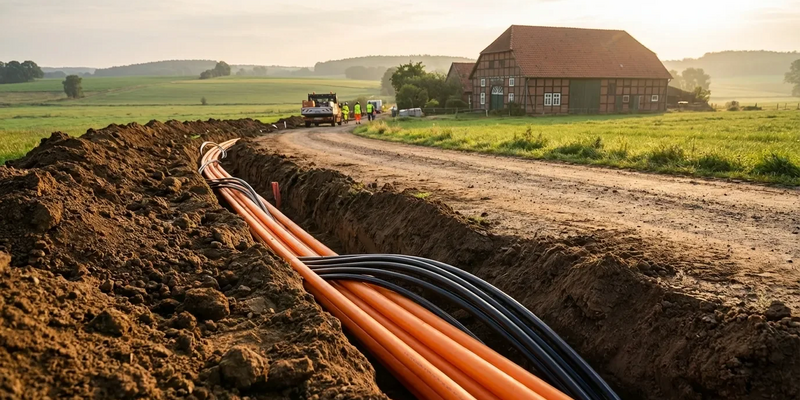 Leer: Gigabit-Ausbau erreicht 2025 entscheidende Phase - Foto: über boerse-global.de
