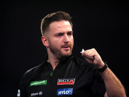 Peter Wright startete schwach in die Partie - und wurde noch schwächer. - Foto: Adam Davy/PA Wire/dpa