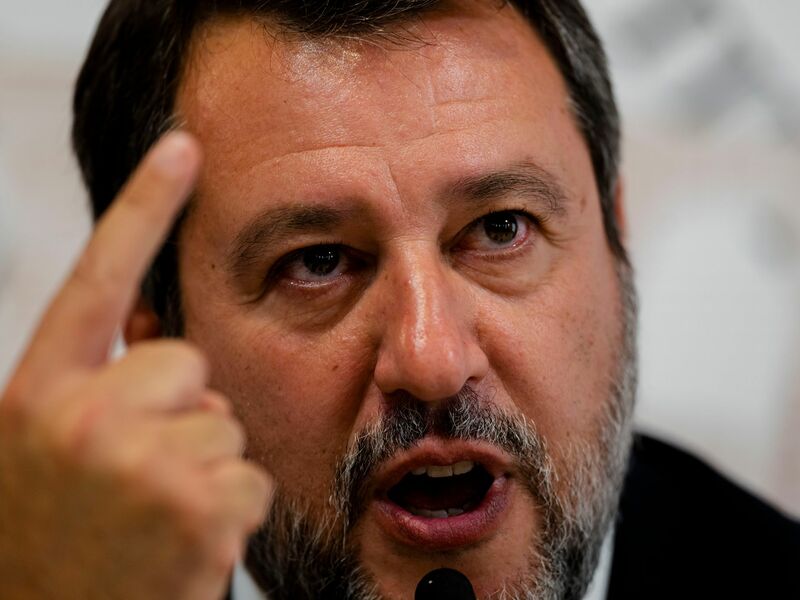 Matteo Salvini spricht erneut von «Schande». (Archivbild) - Foto: Domenico Stinellis/AP/dpa