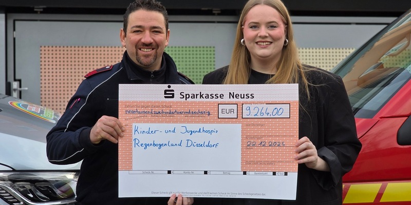 FW Grevenbroich: Aktion NovemBart: Feuerwehrleute aus Grevenbroich sammeln über 9.000 Euro für Kinder- und Jugendhospiz - Foto: presseportal.de