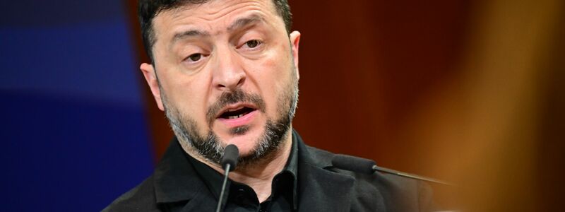 Der ukrainische Präsident Wolodymyr Selenskyj hat erstmals die bisherigen 20 Punkte für einen möglichen Friedensplan für sein Land dargelegt. (Archivbild) - Foto: Sebastian Christoph Gollnow/dpa