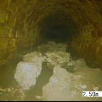 Der Fettberg wiegt etwa 100 Tonnen. - Foto: Thames Water/Press Association/dpa