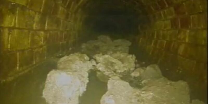 Der Fettberg wiegt etwa 100 Tonnen. - Foto: Thames Water/Press Association/dpa