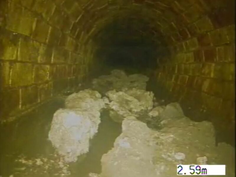 Der Fettberg wiegt etwa 100 Tonnen. - Foto: Thames Water/Press Association/dpa