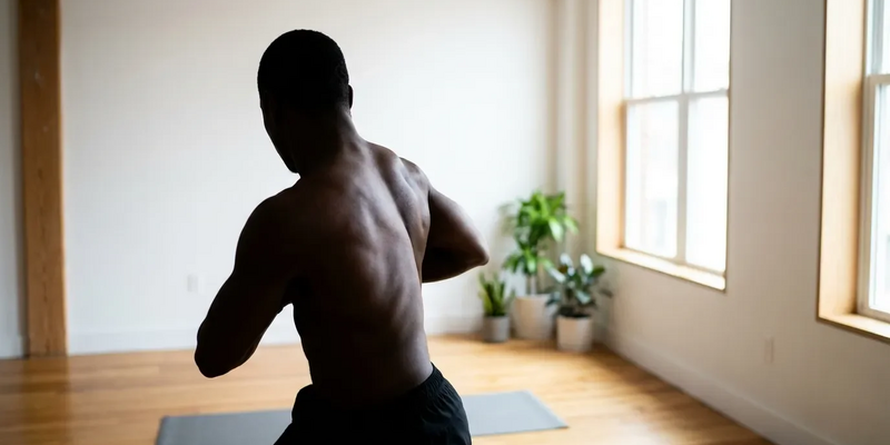 Rumpf-Rotation im Stehen: Die effektive Weihnachtsübung - Foto: über boerse-global.de