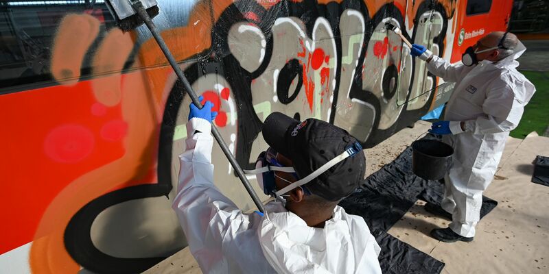 Schmierereien verursachen Millionen-Schäden bei der Bahn. (Archivbild) - Foto: Arne Dedert/dpa