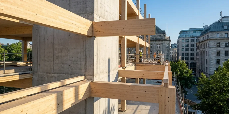 Oberösterreichische Versicherung baut Holz-Hybrid-Gartenhaus in Linz - Foto: über boerse-global.de
