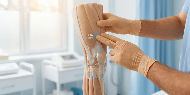 Liangqiu-Punkt: TCM-Notfallknopf bei akuten Knieschmerzen - Foto: über boerse-global.de