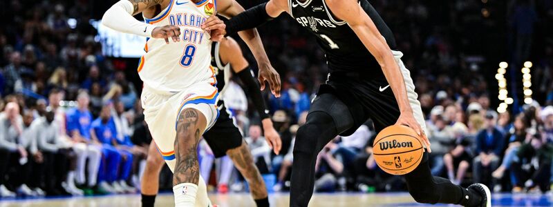 Oklahomas Center Isaiah Hartenstein lieferte unter den Körben ein starkes Spiel ab. - Foto: Gerald Leong/AP/dpa