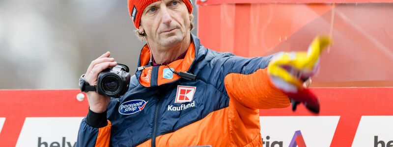 Erst ausschlafen, dann springen: Heinz Kuttin scherzt bei der Tournee-Zukunft. (Archivbild) - Foto: Philipp Schmidli/KEYSTONE/dpa