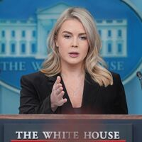 Die Sprecherin der US-Regierung von Donald Trump, Karoline Leavitt, erwartet ihr zweites Kind. - Foto: Evan Vucci/AP/dpa