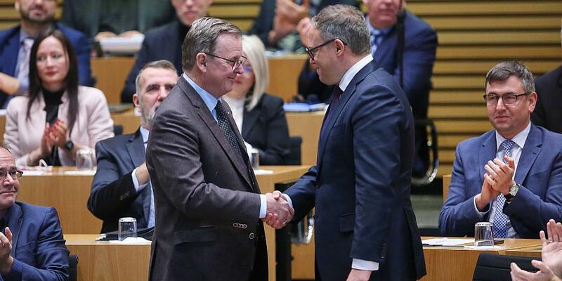 Bodo Ramelow und Mario Voigt (Archiv) - Foto: über dts Nachrichtenagentur