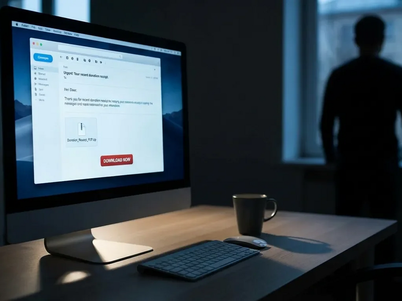 Jahresend-Spenden: Betrüger nutzen Steuerdruck für Phishing-Wellen - Foto: über boerse-global.de