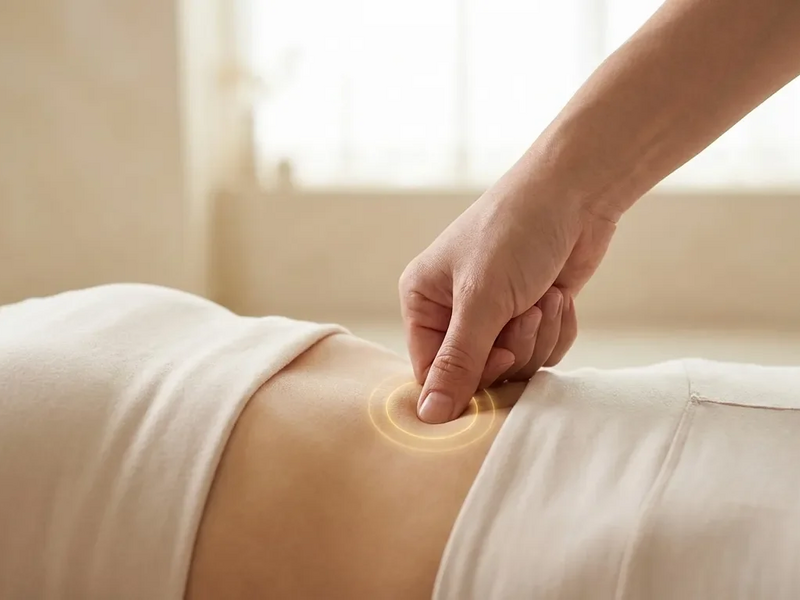 Akupressur-Punkt CV12: Die natürliche Hilfe gegen Festtags-Völlegefühl - Foto: über boerse-global.de