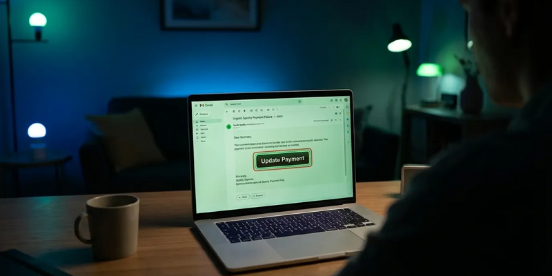 Spotify-Phishing: Betrüger drohen mit Kontosperrung - Foto: über boerse-global.de