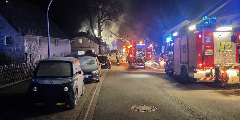 FW-DO: Brechten - Haus in Vollbrand - Foto: presseportal.de