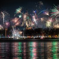 Niemand hat etwas gegen organisierte Feuerwerke an zentralen Plätzen, doch die wilde Böllerei muss untersagt werden, sagt der Präsident der Bundesärztekammer. (Archivfoto) - Foto: Moritz Frankenberg/dpa