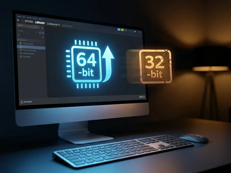 Steam: Ab 2026 kein 32-Bit-Windows mehr - Foto: über boerse-global.de