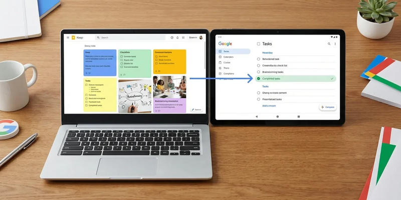 Google vereint Keep und Tasks zu einer zentralen Aufgabenliste - Foto: über boerse-global.de