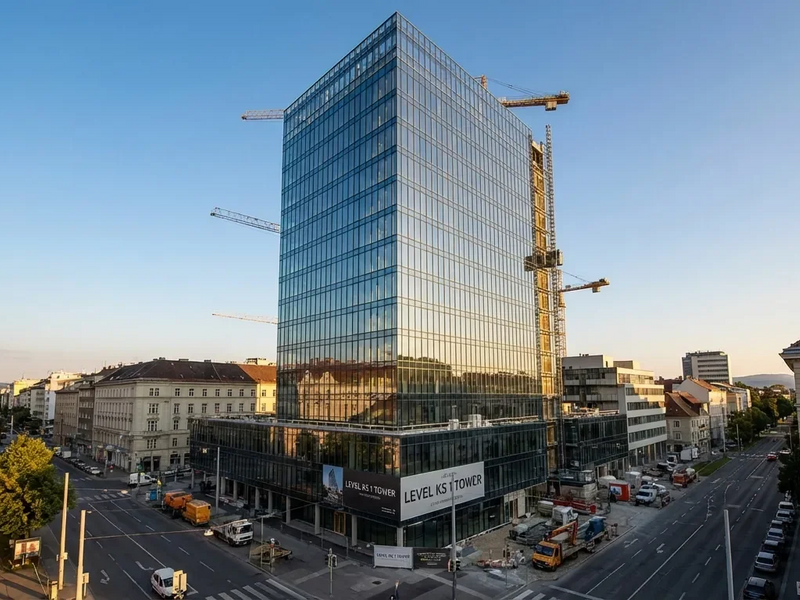 Level KS 1 Tower startet Vermarktung in Graz - Foto: über boerse-global.de