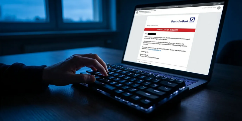 Deutsche Bank warnt vor anhaltender Phishing-Welle - Foto: über boerse-global.de