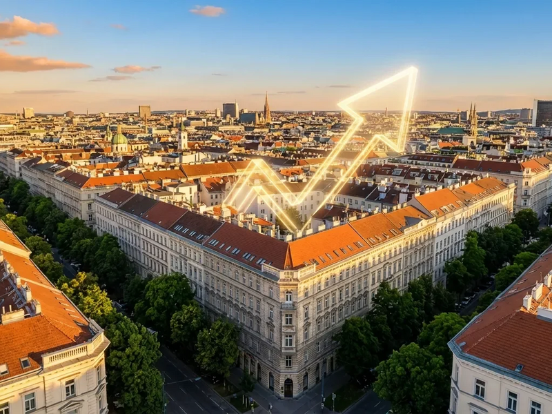 Wiener Immobilienmarkt: Bestandswohnungen legen um 18 Prozent zu - Foto: über boerse-global.de