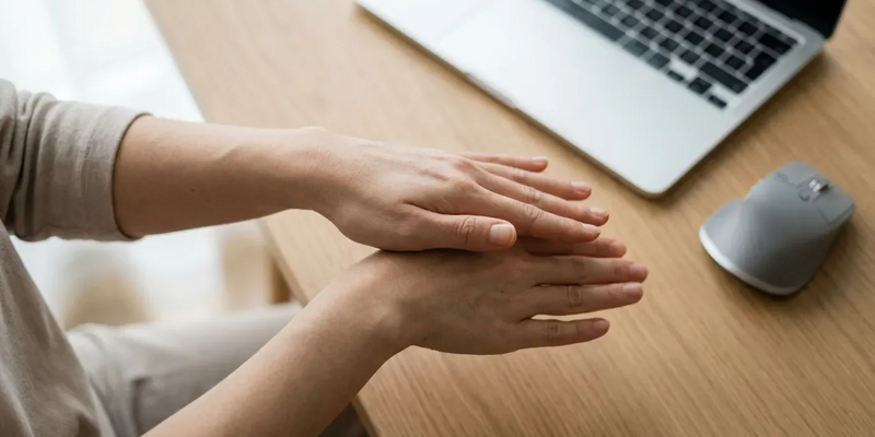 Handgelenk-Kreisen wird zum Büro-Trend 2025 - Foto: über boerse-global.de