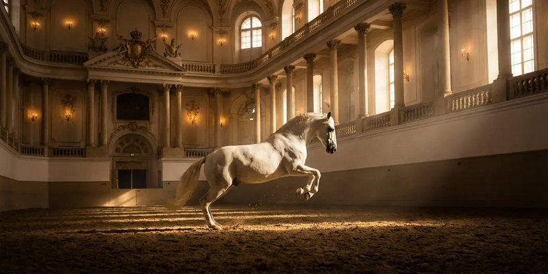 Spanische Hofreitschule zeigt Training mit Musik - Foto: über boerse-global.de