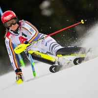 Mikaela Shiffrin feierte im Slalom von Semmering ihren 106. Weltcup-Sieg. - Foto: Georg Hochmuth/APA/dpa