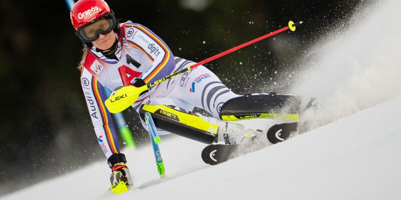 Mikaela Shiffrin feierte im Slalom von Semmering ihren 106. Weltcup-Sieg. - Foto: Georg Hochmuth/APA/dpa