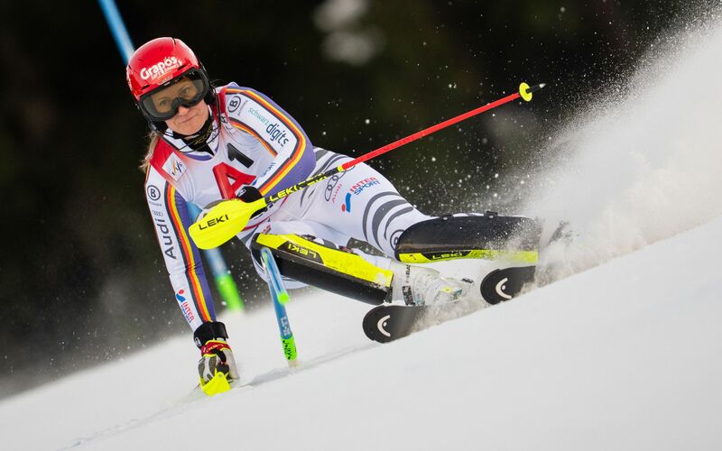 Mikaela Shiffrin feierte im Slalom von Semmering ihren 106. Weltcup-Sieg. - Foto: Georg Hochmuth/APA/dpa