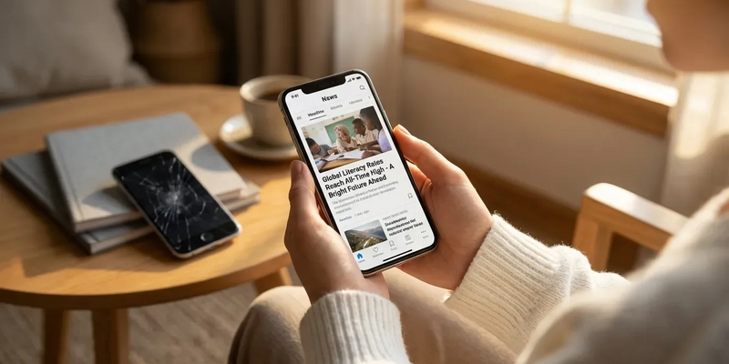 Mediennutzer wenden sich 2025 von Doomscrolling ab - Foto: über boerse-global.de