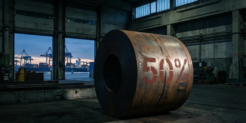 EU verdoppelt Stahlzölle auf 50 Prozent als Antwort auf USA - Foto: über boerse-global.de