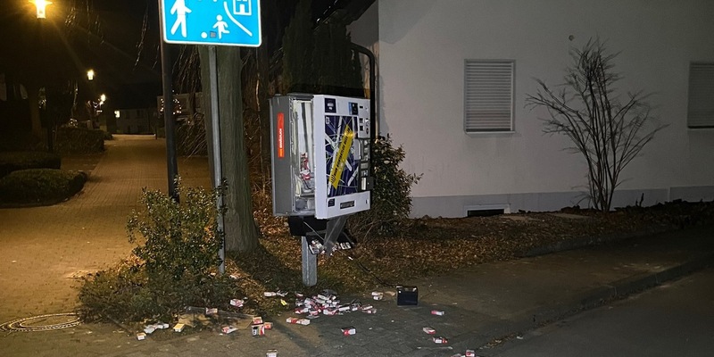 POL-SO: Drei Zigarettenautomaten innerhalb weniger Stunden gesprengt - Foto: presseportal.de