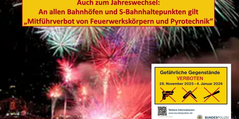 Bundespolizeidirektion München: Silvester-/Neujahrseinsatz auf Bahnanlagen und in Zügen: Bundespolizei gut aufgestellt - Foto: presseportal.de