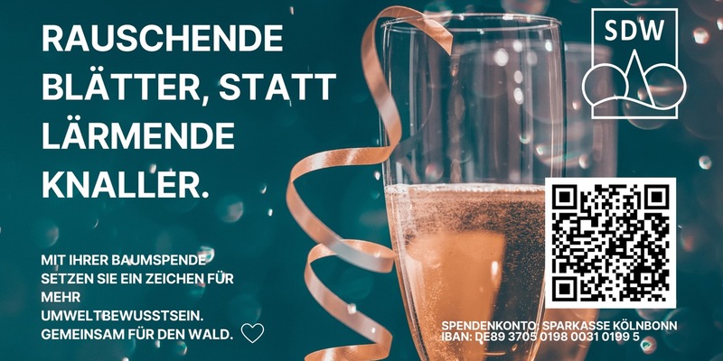 Bäume statt Böller - Foto: presseportal.de