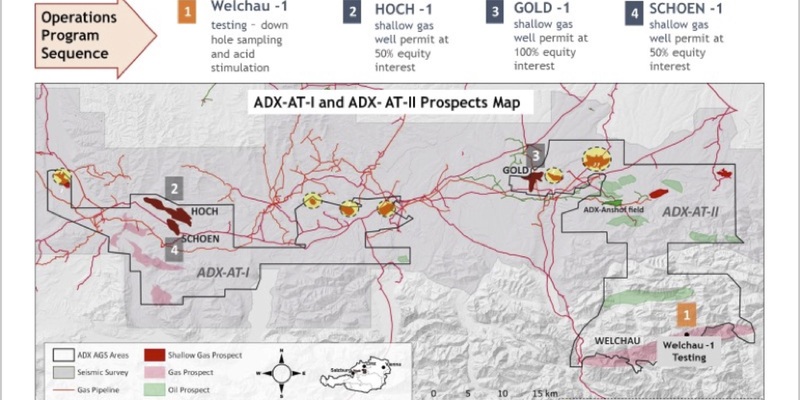 ADX-Lizenzgebiete mit Bohrprogramm 2026 - Foto: ADX Energy über pressetext.de