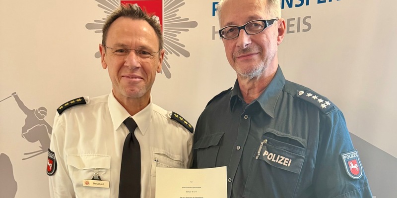 POL-HK: Soltau: Leiter des Einsatz- und Streifendienstes verabschiedet sich - Foto: presseportal.de