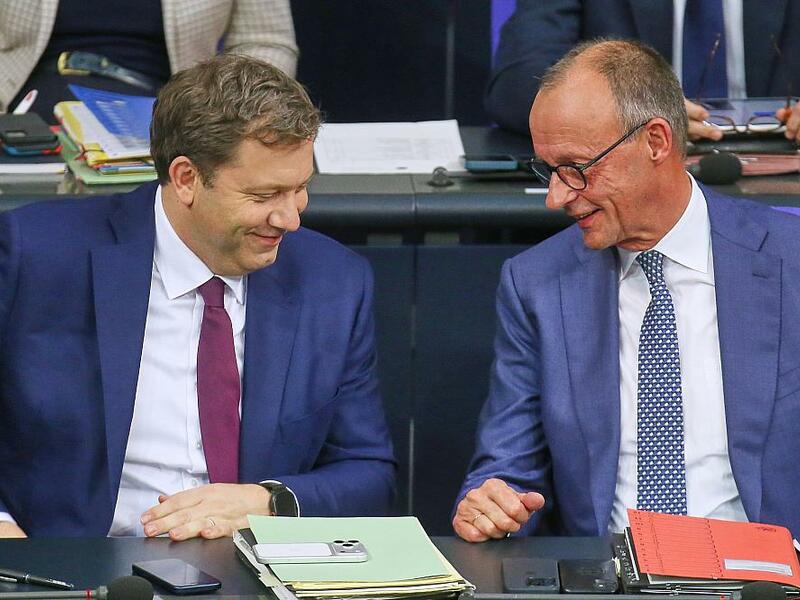 Lars Klingbeil und Friedrich Merz (Archiv) - Foto: über dts Nachrichtenagentur